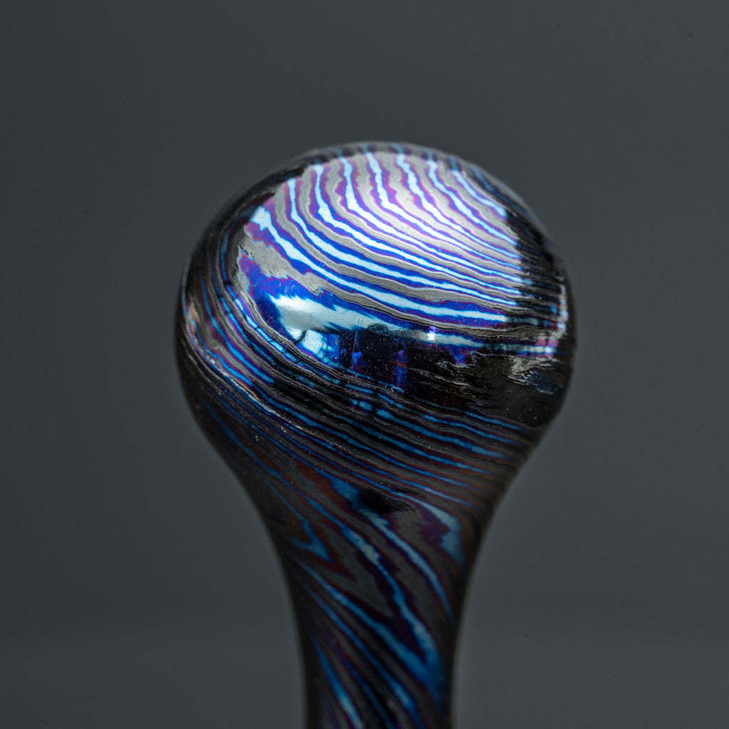 Sample of Damascus titanium material