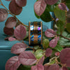 PSR-002 3D Triple-Band Damascus Titanium Ring