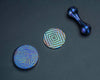 Sample of Damascus titanium material