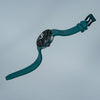PSW-001 GREEN Gradient Damascus Titanium Watch
