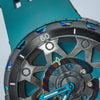 PSW-001 GREEN Gradient Damascus Titanium Watch